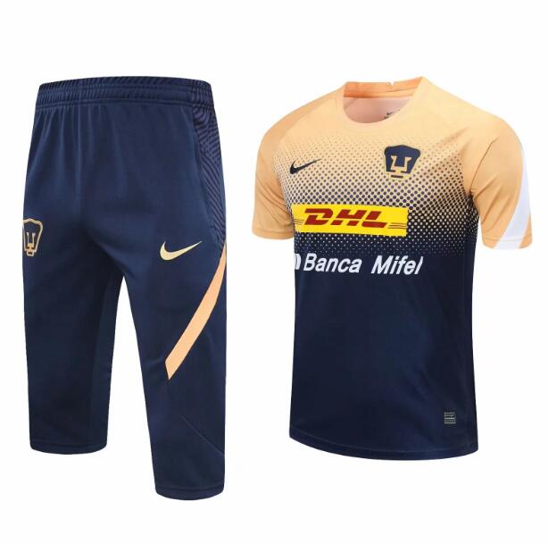 UNAM Golden Navy Training Kits Capri Pants with Shirt 2020/21